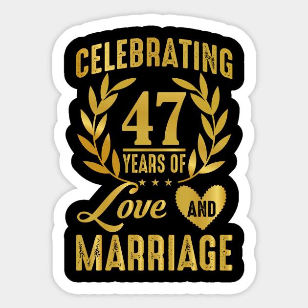 47 Years Of Marriage, 47th Wedding Anniversary for married couple